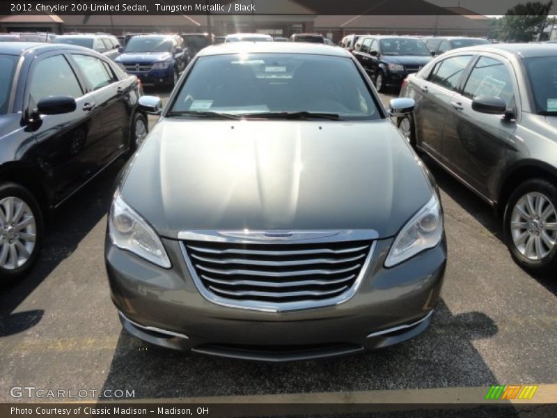 Tungsten Metallic / Black 2012 Chrysler 200 Limited Sedan