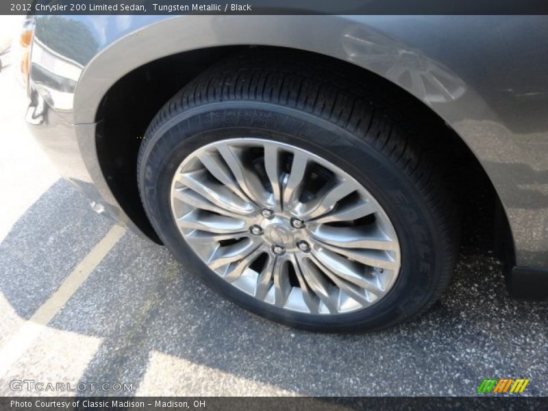 Tungsten Metallic / Black 2012 Chrysler 200 Limited Sedan