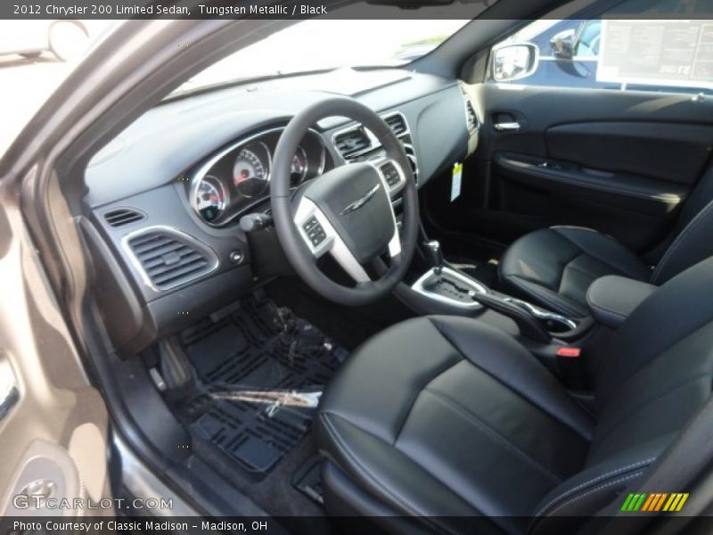 Tungsten Metallic / Black 2012 Chrysler 200 Limited Sedan