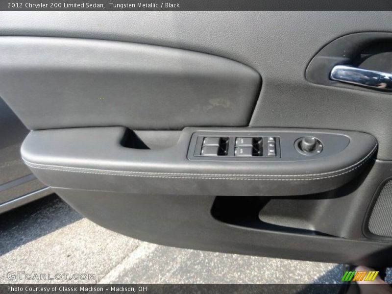 Tungsten Metallic / Black 2012 Chrysler 200 Limited Sedan
