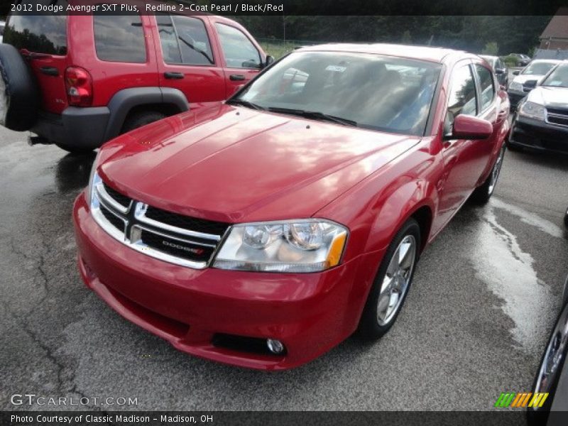 Redline 2-Coat Pearl / Black/Red 2012 Dodge Avenger SXT Plus