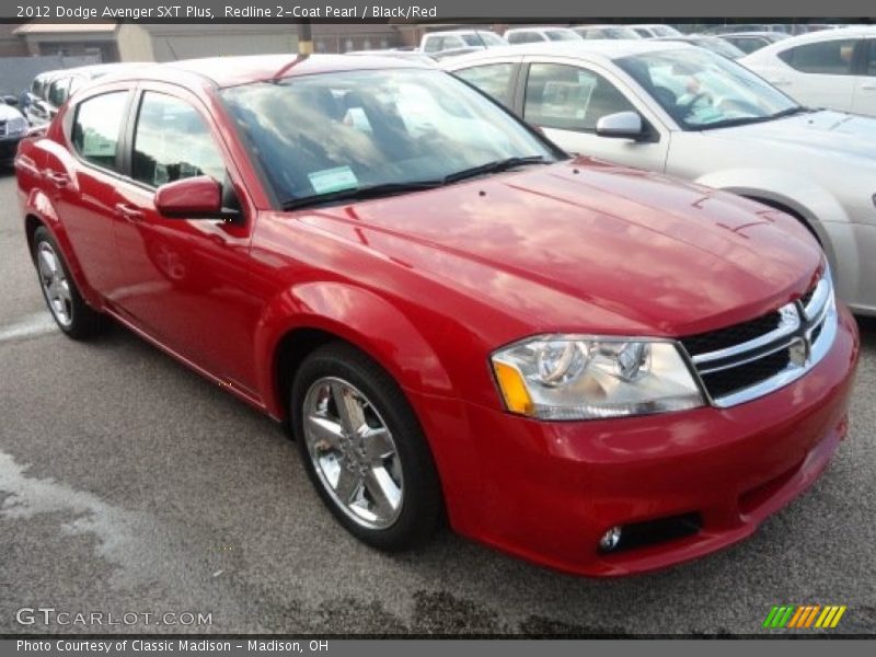 Redline 2-Coat Pearl / Black/Red 2012 Dodge Avenger SXT Plus