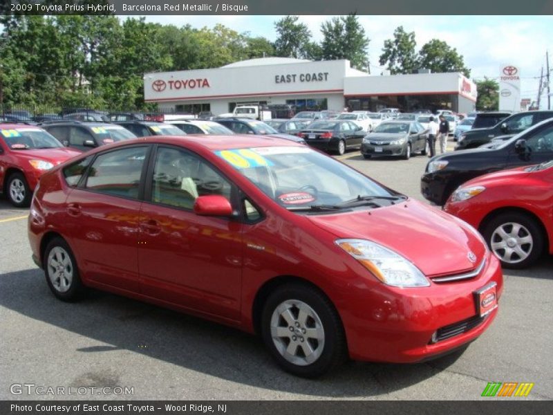 Barcelona Red Metallic / Bisque 2009 Toyota Prius Hybrid