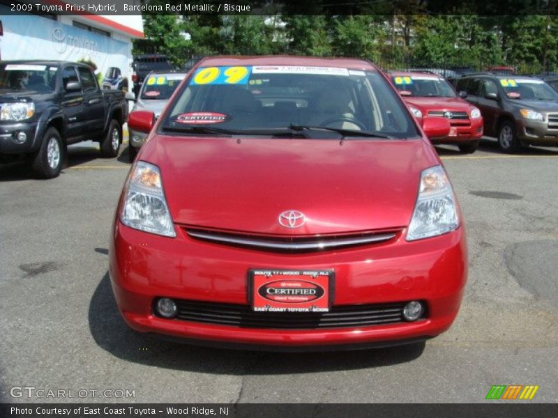 Barcelona Red Metallic / Bisque 2009 Toyota Prius Hybrid