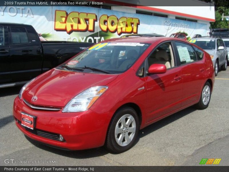 Barcelona Red Metallic / Bisque 2009 Toyota Prius Hybrid