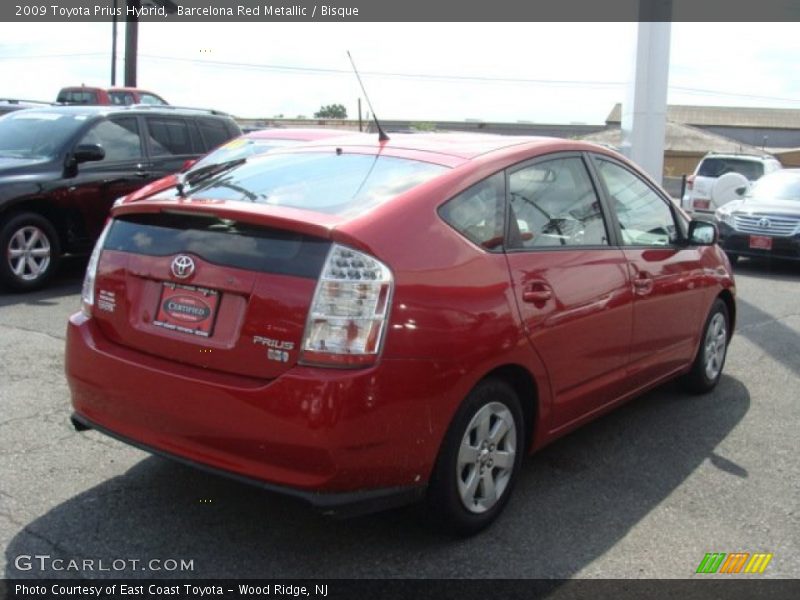 Barcelona Red Metallic / Bisque 2009 Toyota Prius Hybrid