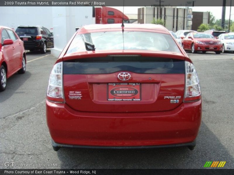 Barcelona Red Metallic / Bisque 2009 Toyota Prius Hybrid