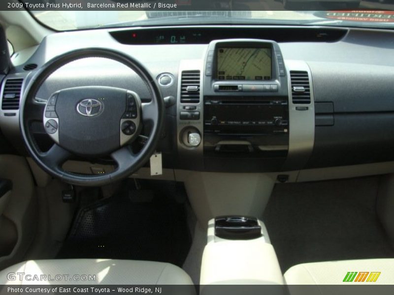 Barcelona Red Metallic / Bisque 2009 Toyota Prius Hybrid