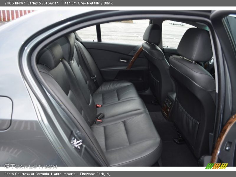 Titanium Grey Metallic / Black 2006 BMW 5 Series 525i Sedan