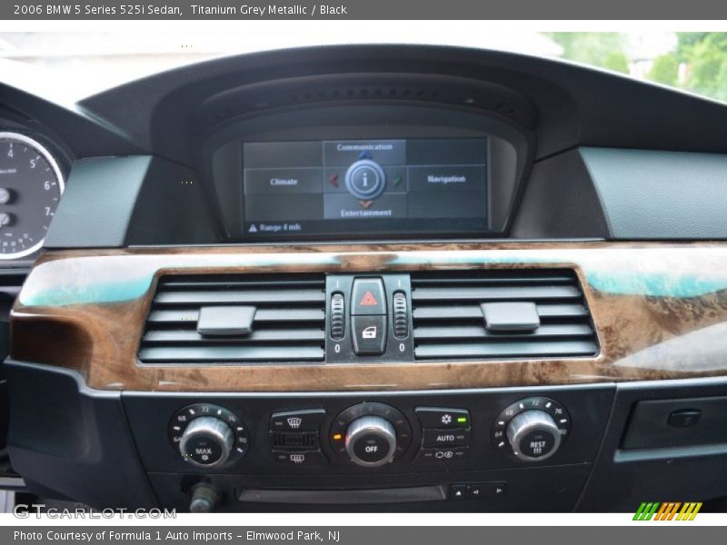 Titanium Grey Metallic / Black 2006 BMW 5 Series 525i Sedan