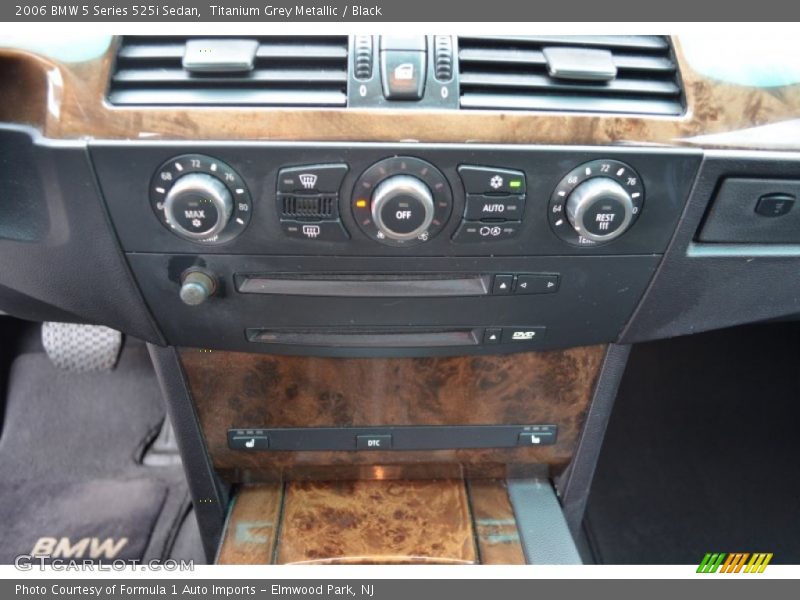 Titanium Grey Metallic / Black 2006 BMW 5 Series 525i Sedan