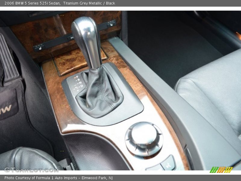 Titanium Grey Metallic / Black 2006 BMW 5 Series 525i Sedan