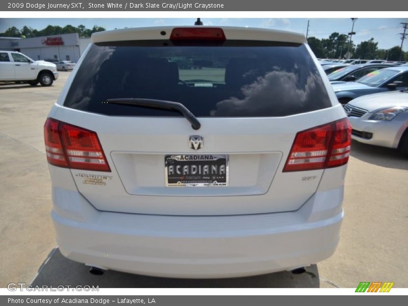 Stone White / Dark Slate Gray/Light Graystone 2009 Dodge Journey SXT