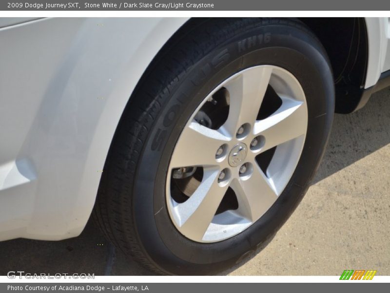 Stone White / Dark Slate Gray/Light Graystone 2009 Dodge Journey SXT