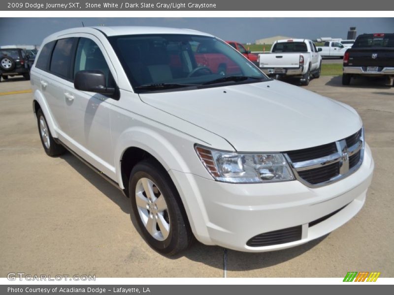 Stone White / Dark Slate Gray/Light Graystone 2009 Dodge Journey SXT