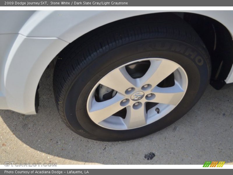 Stone White / Dark Slate Gray/Light Graystone 2009 Dodge Journey SXT