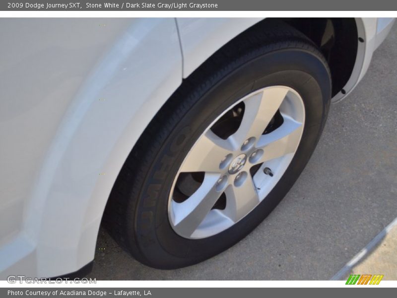 Stone White / Dark Slate Gray/Light Graystone 2009 Dodge Journey SXT