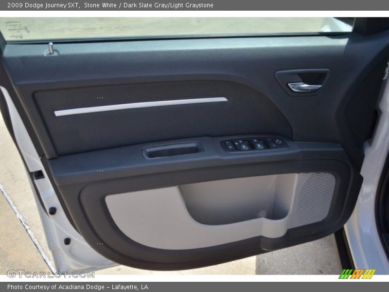 Stone White / Dark Slate Gray/Light Graystone 2009 Dodge Journey SXT