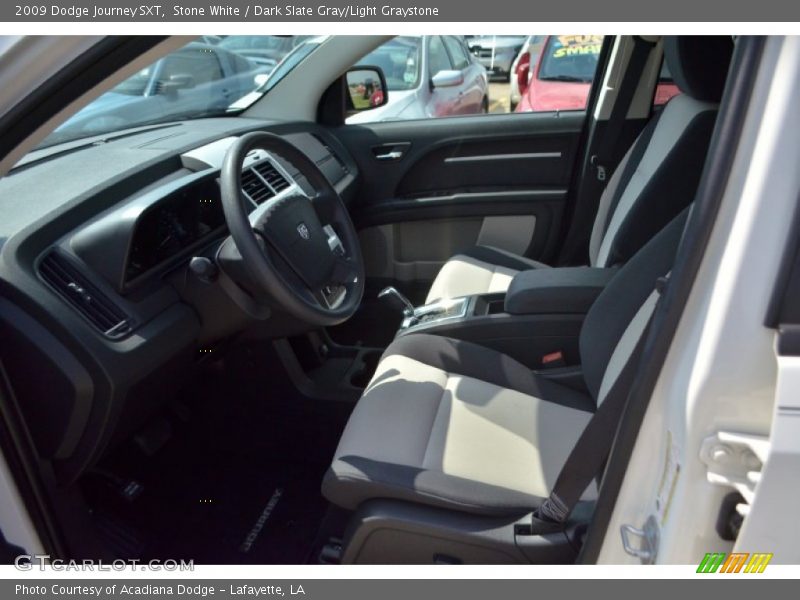 Stone White / Dark Slate Gray/Light Graystone 2009 Dodge Journey SXT