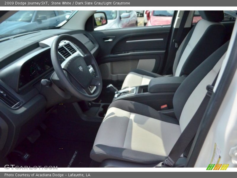 Stone White / Dark Slate Gray/Light Graystone 2009 Dodge Journey SXT