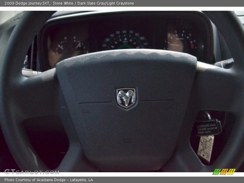 Stone White / Dark Slate Gray/Light Graystone 2009 Dodge Journey SXT