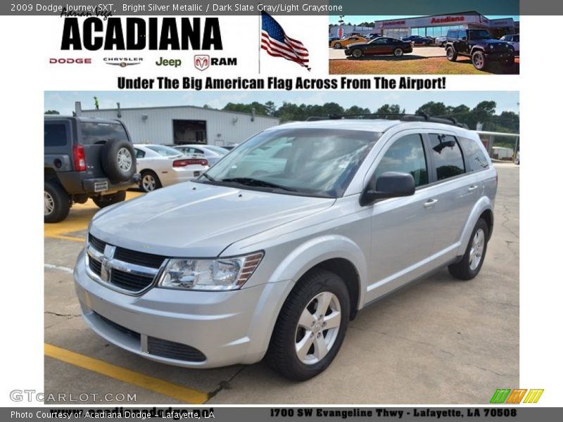 Bright Silver Metallic / Dark Slate Gray/Light Graystone 2009 Dodge Journey SXT