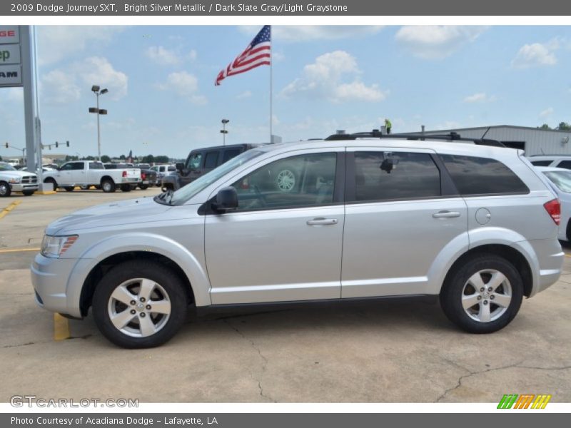 Bright Silver Metallic / Dark Slate Gray/Light Graystone 2009 Dodge Journey SXT