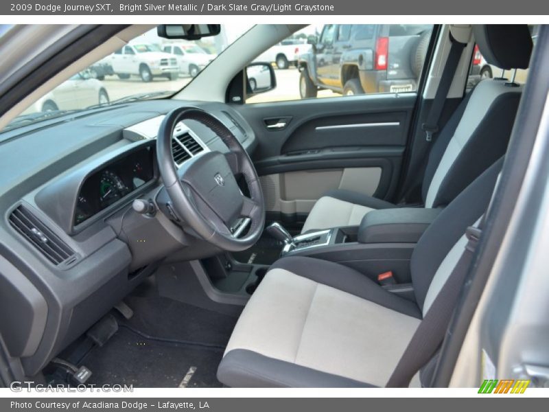 Bright Silver Metallic / Dark Slate Gray/Light Graystone 2009 Dodge Journey SXT