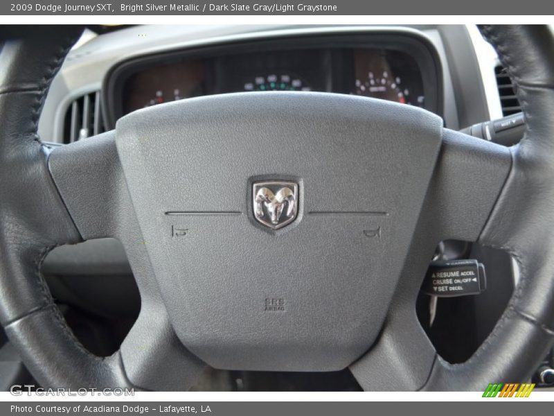 Bright Silver Metallic / Dark Slate Gray/Light Graystone 2009 Dodge Journey SXT
