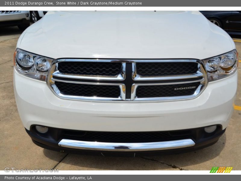 Stone White / Dark Graystone/Medium Graystone 2011 Dodge Durango Crew