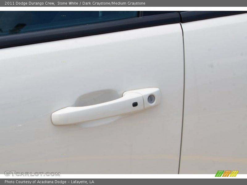 Stone White / Dark Graystone/Medium Graystone 2011 Dodge Durango Crew