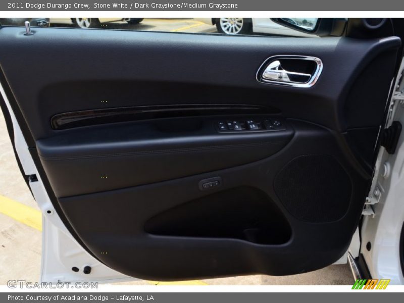 Stone White / Dark Graystone/Medium Graystone 2011 Dodge Durango Crew