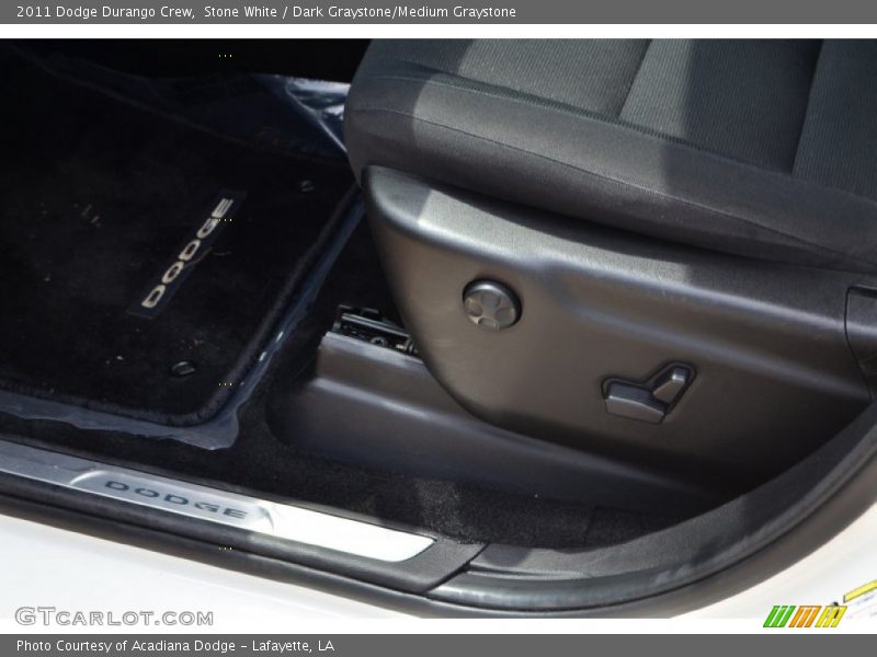 Stone White / Dark Graystone/Medium Graystone 2011 Dodge Durango Crew