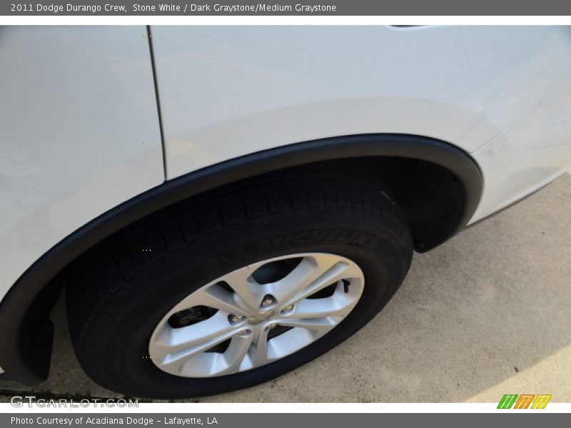 Stone White / Dark Graystone/Medium Graystone 2011 Dodge Durango Crew