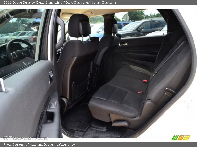 Stone White / Dark Graystone/Medium Graystone 2011 Dodge Durango Crew