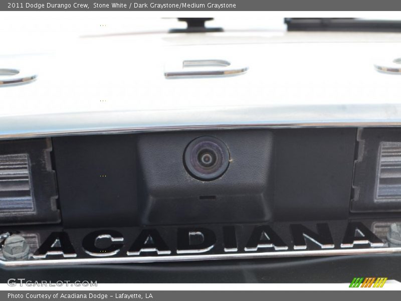 Stone White / Dark Graystone/Medium Graystone 2011 Dodge Durango Crew
