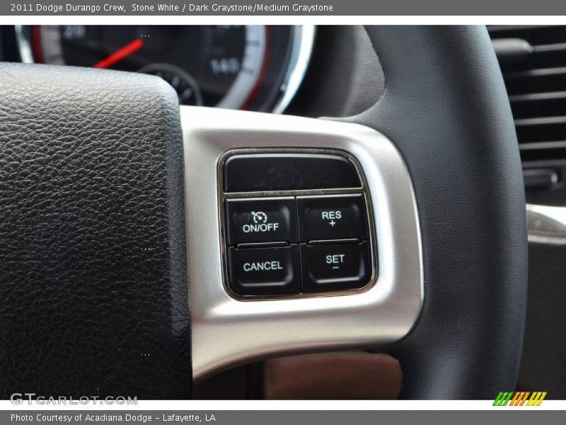 Stone White / Dark Graystone/Medium Graystone 2011 Dodge Durango Crew