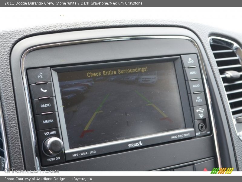 Stone White / Dark Graystone/Medium Graystone 2011 Dodge Durango Crew
