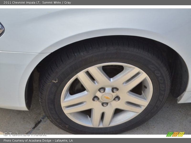 Summit White / Gray 2011 Chevrolet Impala LT