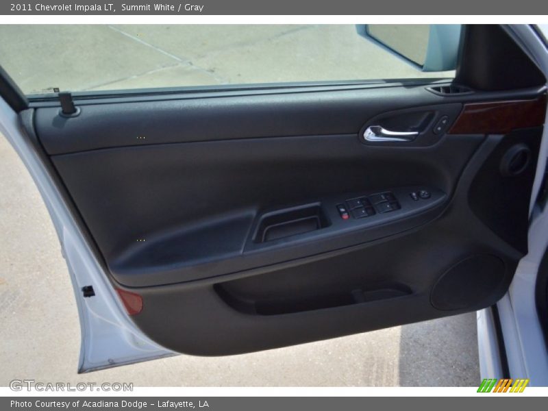 Summit White / Gray 2011 Chevrolet Impala LT