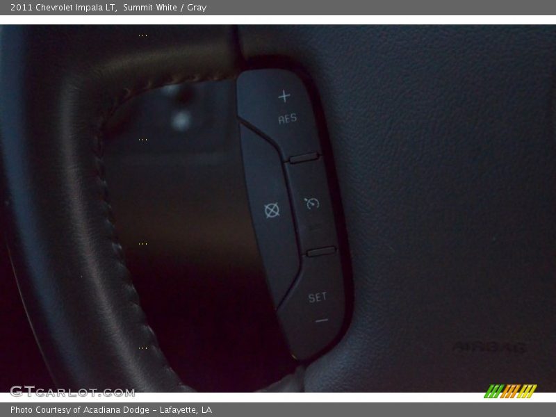 Summit White / Gray 2011 Chevrolet Impala LT