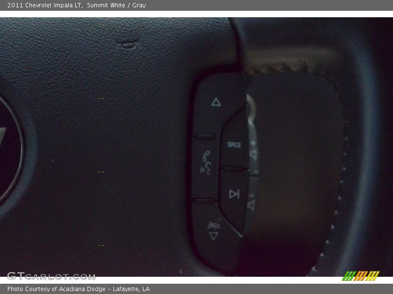 Summit White / Gray 2011 Chevrolet Impala LT