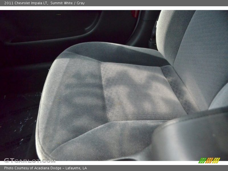 Summit White / Gray 2011 Chevrolet Impala LT