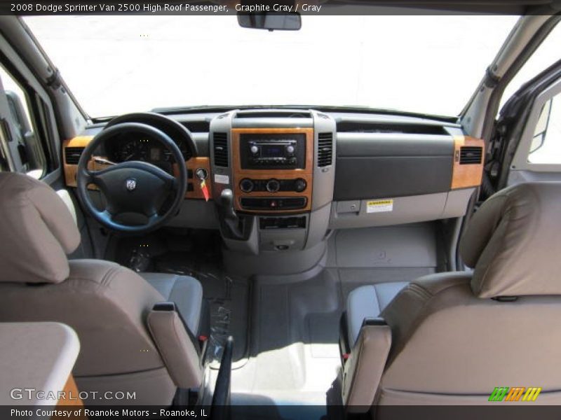 Graphite Gray / Gray 2008 Dodge Sprinter Van 2500 High Roof Passenger