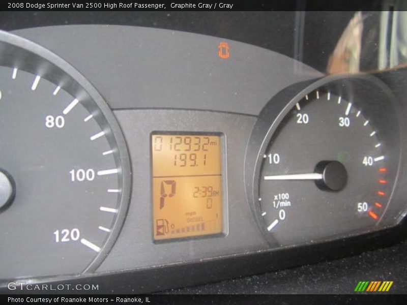 Graphite Gray / Gray 2008 Dodge Sprinter Van 2500 High Roof Passenger