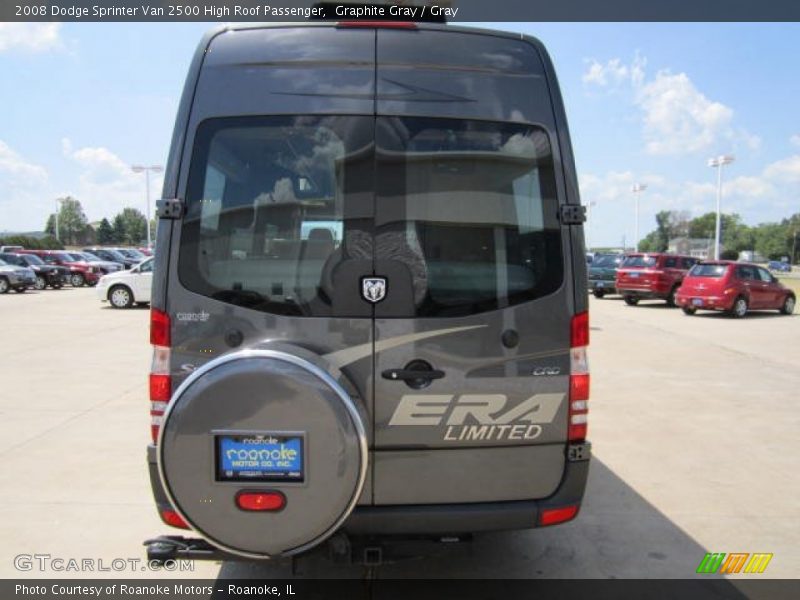 Graphite Gray / Gray 2008 Dodge Sprinter Van 2500 High Roof Passenger