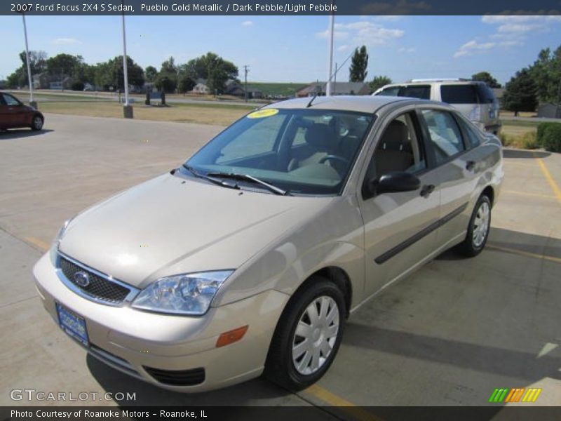 Pueblo Gold Metallic / Dark Pebble/Light Pebble 2007 Ford Focus ZX4 S Sedan