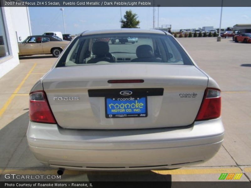 Pueblo Gold Metallic / Dark Pebble/Light Pebble 2007 Ford Focus ZX4 S Sedan