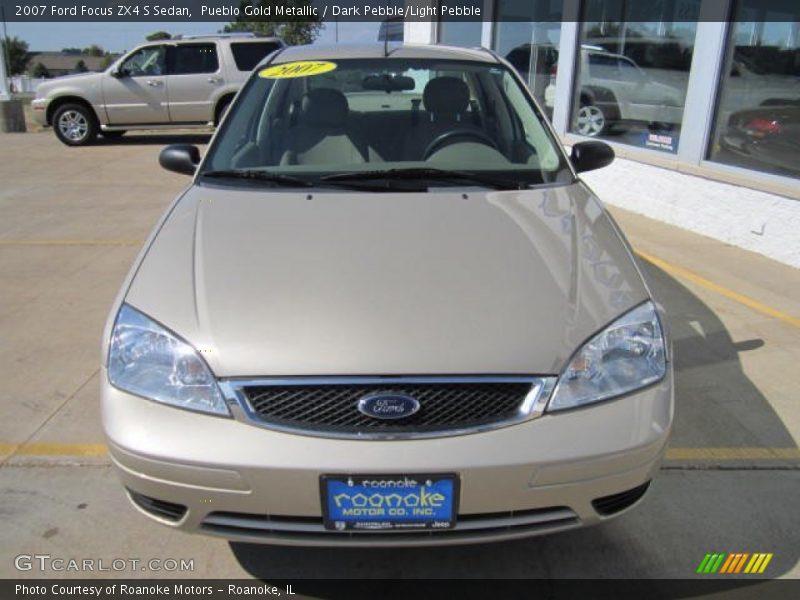 Pueblo Gold Metallic / Dark Pebble/Light Pebble 2007 Ford Focus ZX4 S Sedan