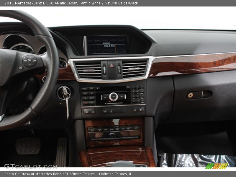 Arctic White / Natural Beige/Black 2011 Mercedes-Benz E 550 4Matic Sedan